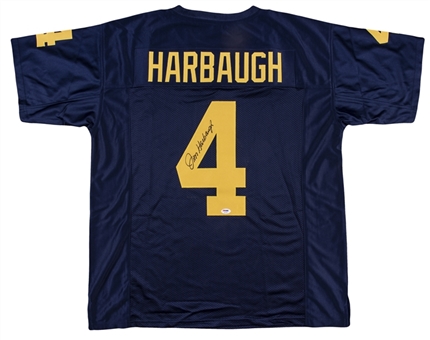 Jim Harbaugh Signed Authentic Michigan Football Jersey (PSA/DNA)